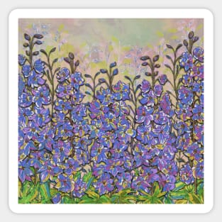 Darling Delphiniums Sticker